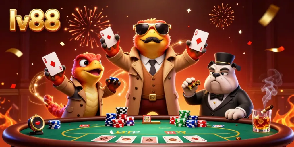 Three raptors disguised as a person entering a VIP casino lounge at lv88.